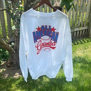 Vintage baseball pullover